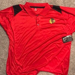 Blackhawks dri-fit polo